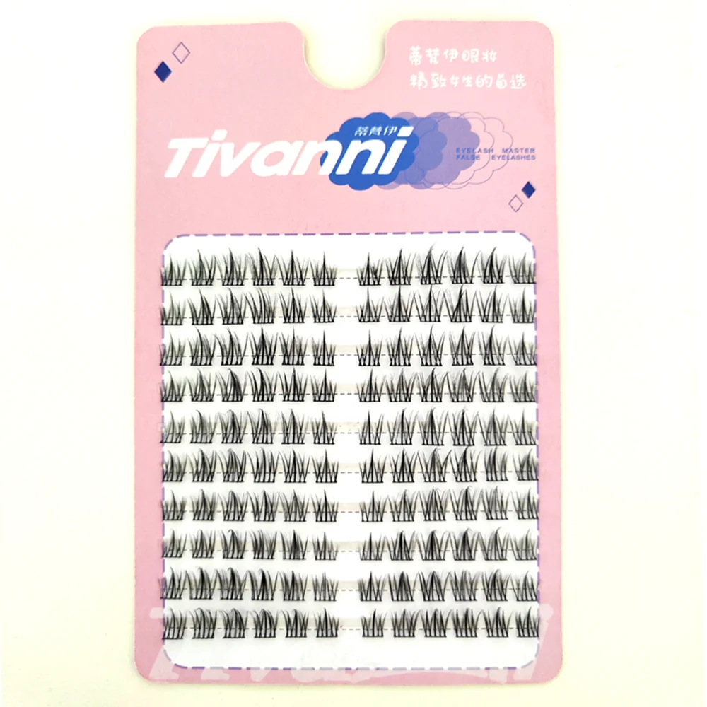 Medora 120Pcs Maanlicht Diy Wimper Extensions Lash Clusters Natuurlijke Manga Ogen 0.07Mm Individuele Gesegmenteerde Valse Wimpers