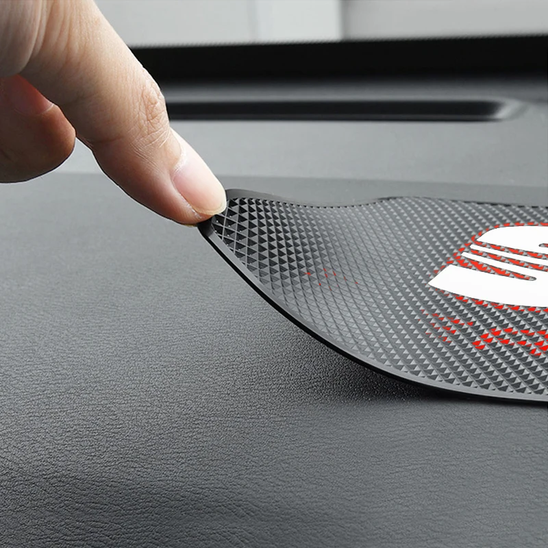 Car Universal Dashboard Non Slip Pad Phone Storage Anti-skid Mat For Seat Leon MK1 MK2 Ibiza 6J 6I Ateca Arona Altea 5f mk3 Coup