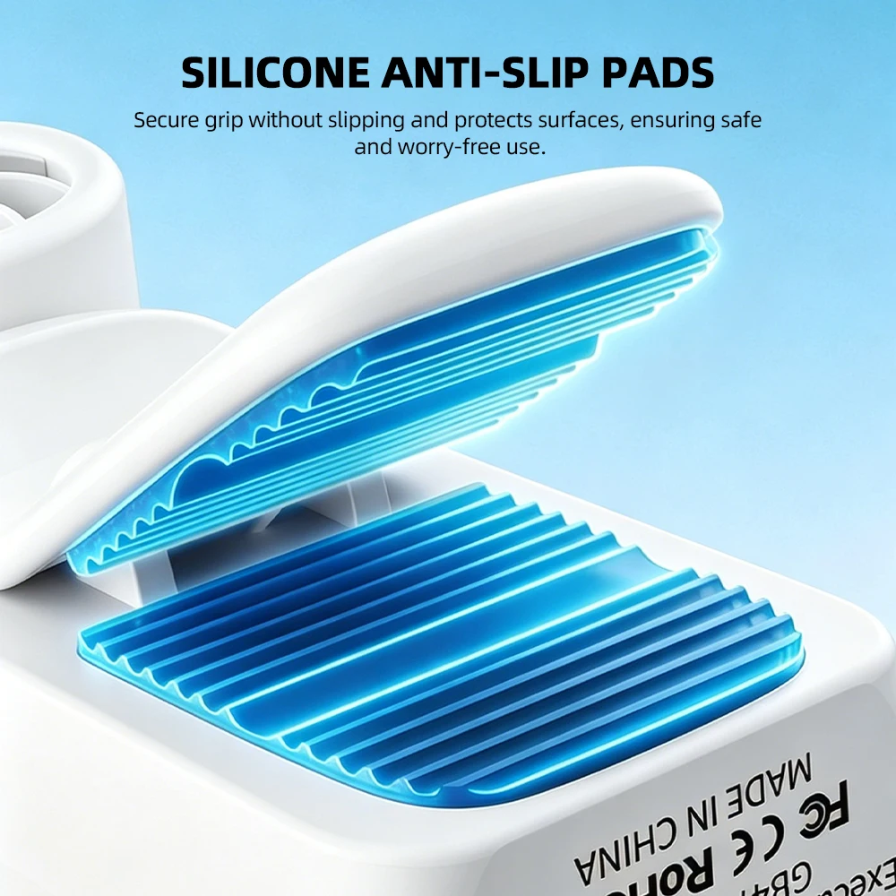 Draagbare mini handventilator met clip en 5 snelheden_voghion.com