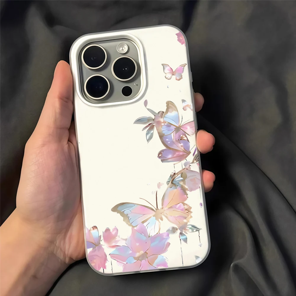 Phone Case For Samsung Galaxy S25 S26 Ultra S24 S23 S22 Plus A55 A56 A54 A36 A35 A33 A34 5G Jelly Texture Blooming Floral Cover