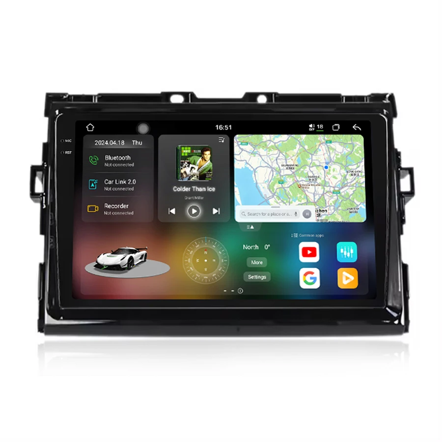 UIS 7870 أندرويد 13 QLED 2K مشغل ديفيدي للسيارة Autoradio Auto Stereo لتويوتا Estima Previa 2006-2012 Carplay راديو السيارة