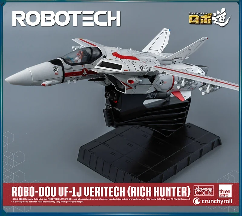 In Stock Threezero Macross ROBO-DOU VF-1J VF1J Veritech Rick Hunter 1/60 Action Figures Toy Gift Collection