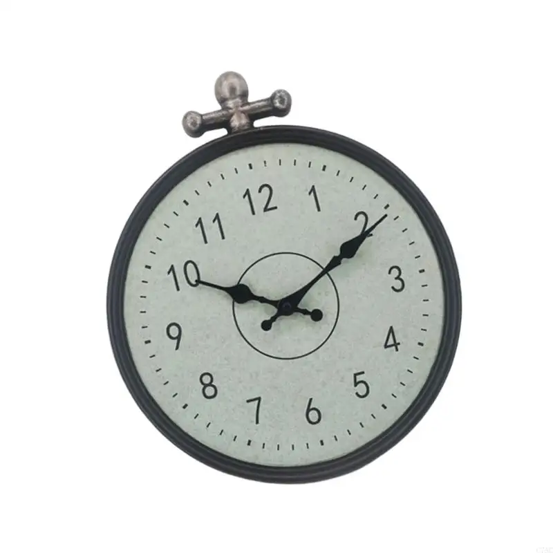 Orologio da parete silenzioso resistente alle intemperie C7AC con display con numeri grandi facile lettura