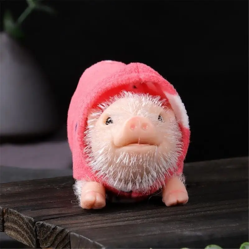 

Realistic Silicone Piglet Figurine Doll for Kids Pet Raise Reborns Animal Model