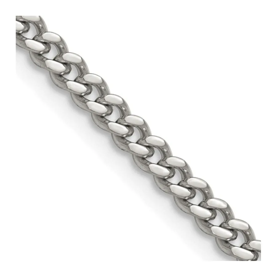 

Chisel Stainless Steel Polished 4mm 30 inch Curb Chain