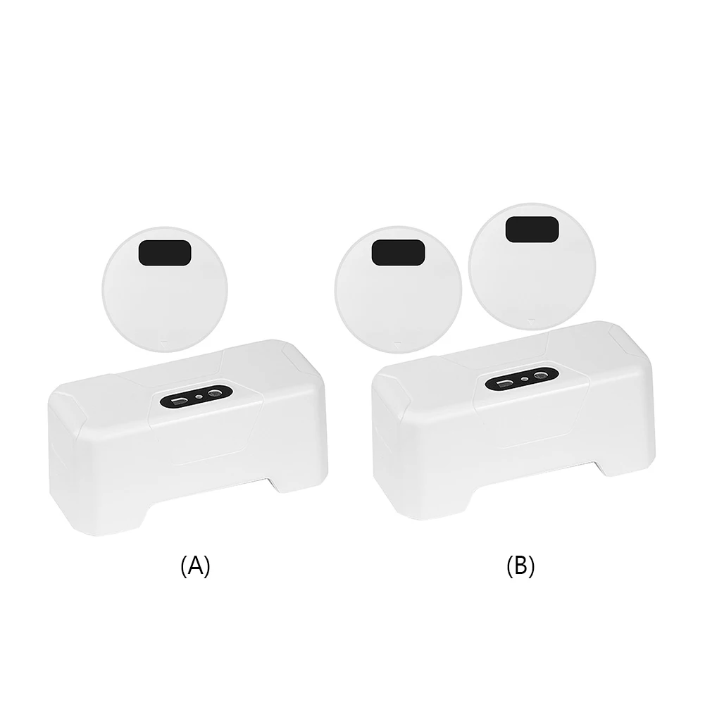 

Toilets Flush Valves IPX5 Waterproof Smart Toilets Flush Sensor Button Splash-proof with Wireless Transmitter for Public Toilets