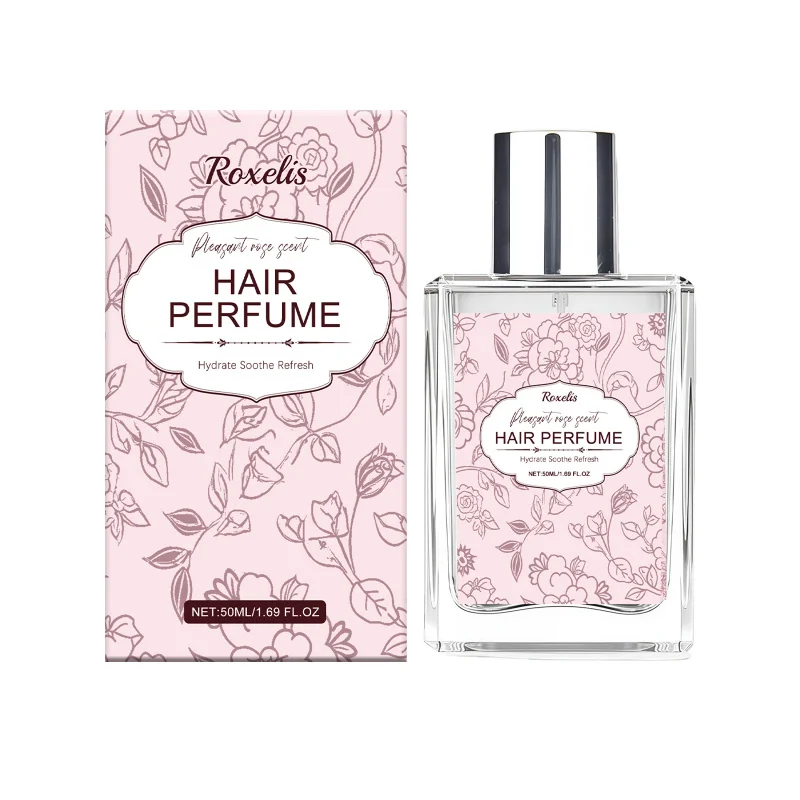 Roxelis Soft Rose Scent Hair Fragrance Gentle, natural, fresh, elegant eau de toilette, everyday portable hair fragrance spray