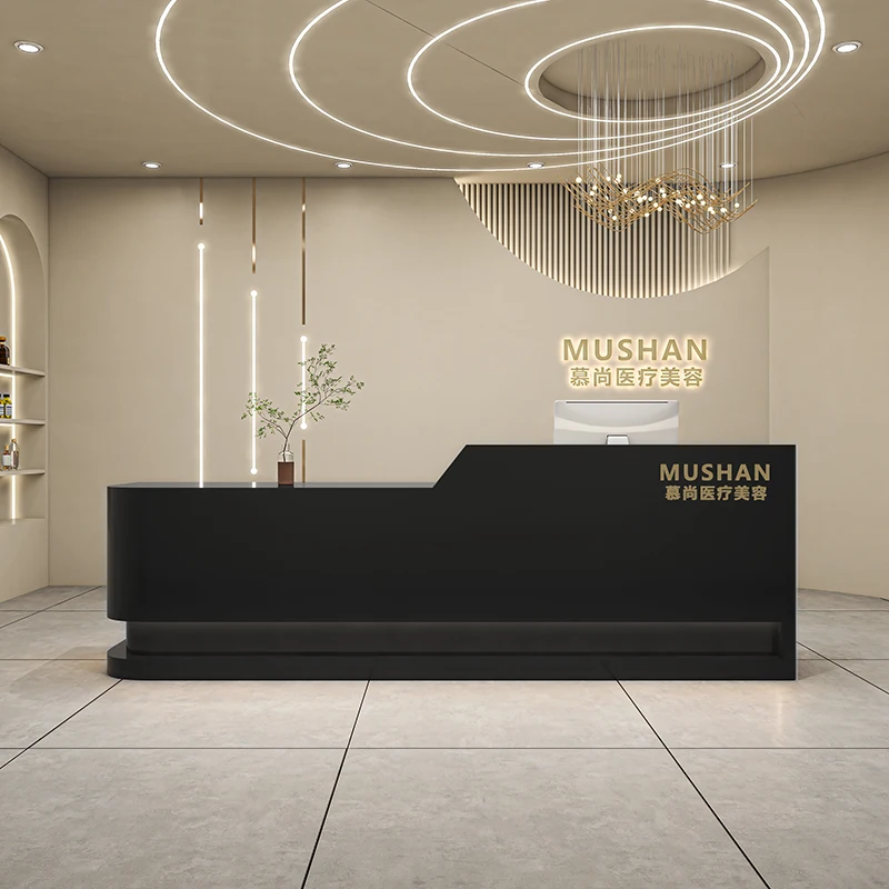 حامل الترحيب، مكاتب الاستقبال، متجر العرض، مكاتب الاستقبال، العداد الصناعي، أثاث Mostrador De Tienda #4