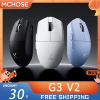 MCHOSE G3 V2 Mouse Tri Mode Bluetooth/Wired/2.4G Gaming Mouse 59g Lightweight Paw3311 12000 Dpi 800mah Topspeed For Pc Accessory