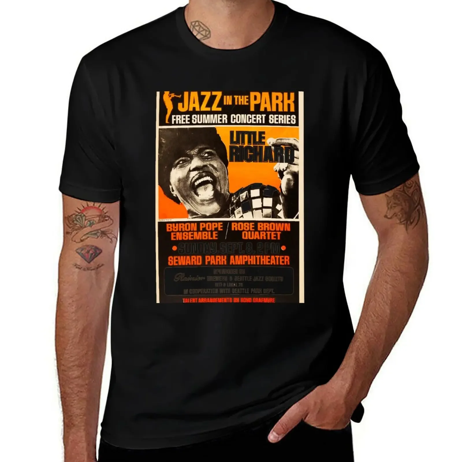 

Little Richard poster. T-Shirt customizeds customs vintage graphic tee graphic shirts men t shirts high quality