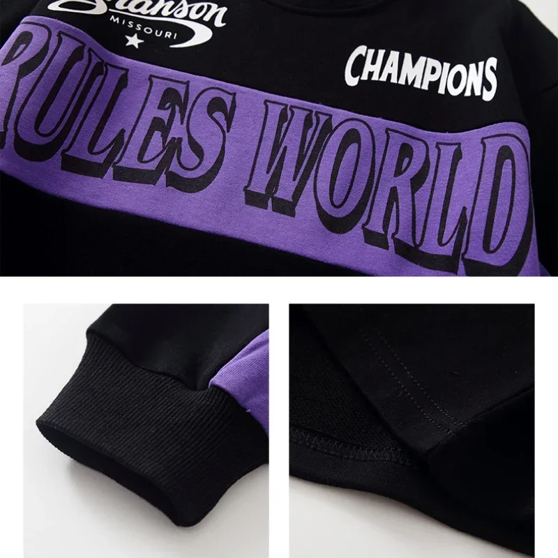 Hip Hop Kleidung für Jungen Mädchen Street Dance Lose Langarm Tops Hosen Kinder Jazz Performance Kostüm Bühne Tragen Mode Anzüge