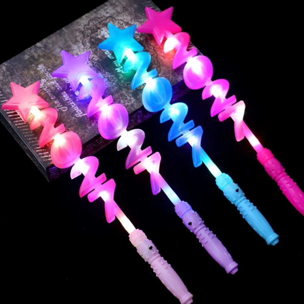 Sweet 2027 New Year Headband Optic Fiber Light Up Star Strip LED Glow Hair Bands Lightweight Glitter 2027 Glow Sticks