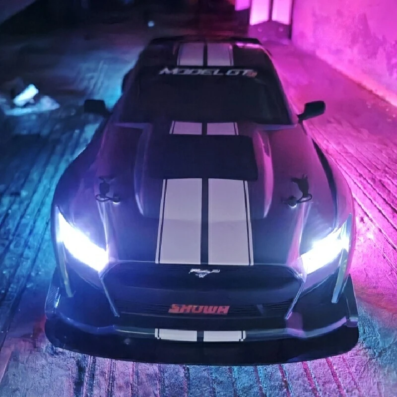 Fsr Flying God Mustang Gt شقة تشغيل 1/7 نموذج Gt Supercar Rc عالية السرعة التحكم عن بعد نموذج سيارة بدون فرش ألعاب كهربائية عالية الجودة