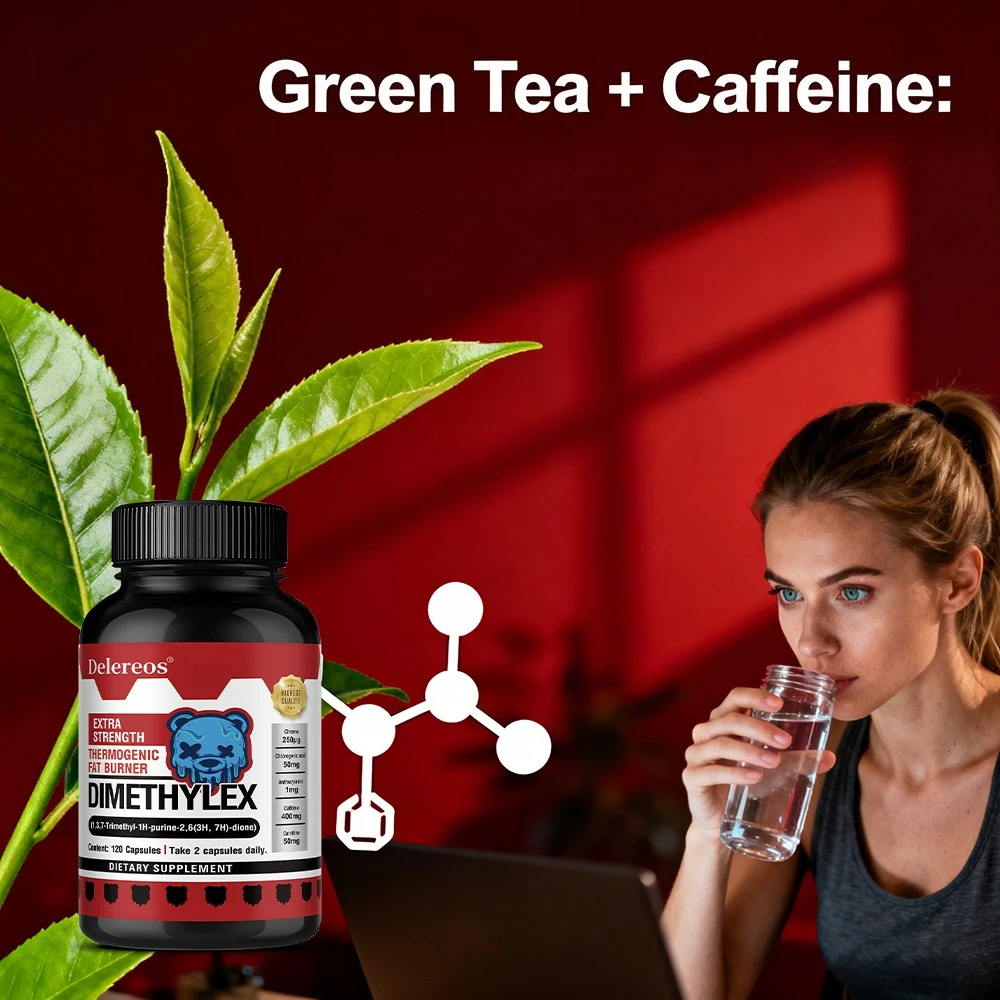 เครื่องเผาผลาญไขมันแบบเทอร์โมเ - Green Tea Extract Fat บทวิจารณ์และราคา