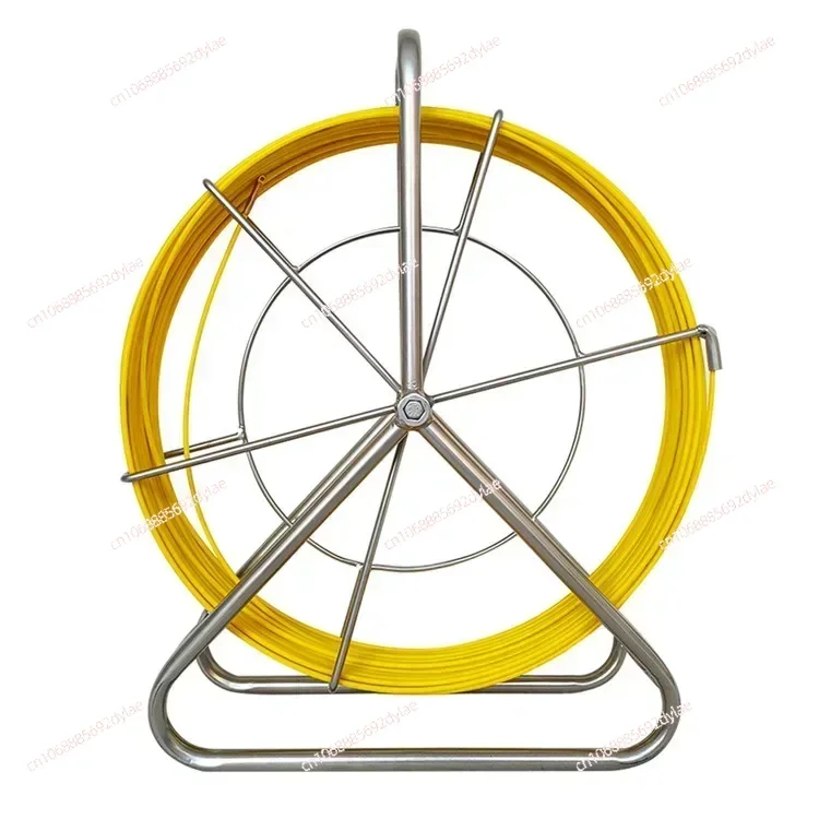 Continuous Reel Wire Cable Running Fiberglass Cable Puller 6mm 100m Fiberglass Duct Rodder Fish Tape