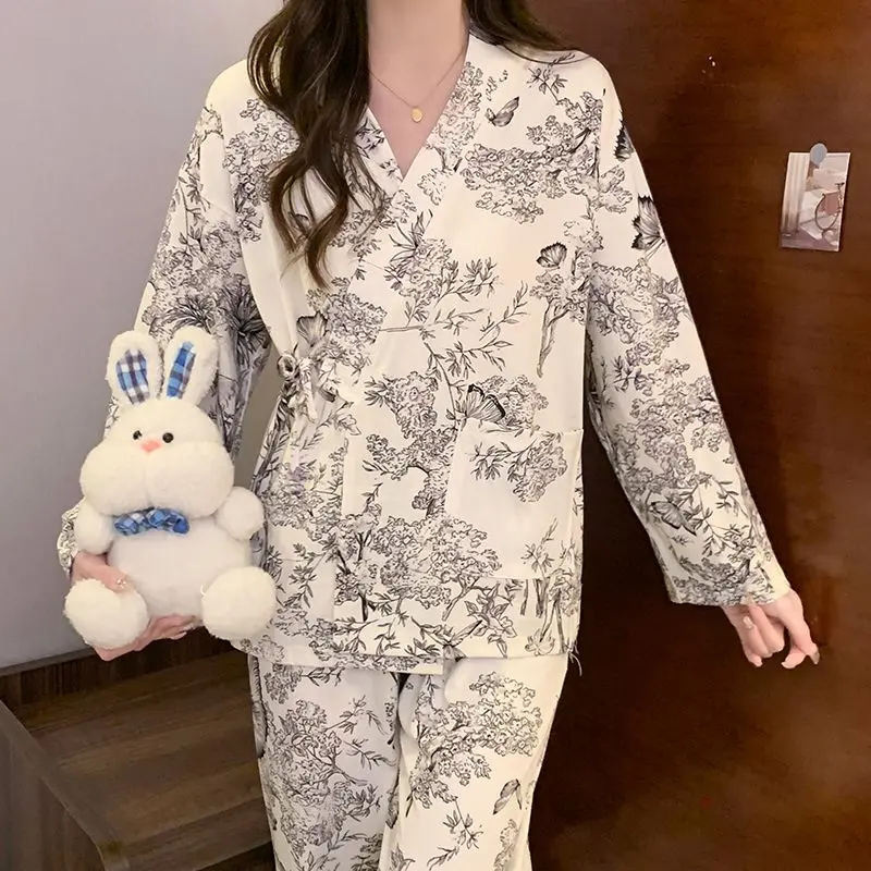 ملابس نوم للنساء طقم بيجامات طقم بيجامة نسائية بيجامات نسائية مثيرة ملابس منزلية طقم بيجامة نسائية بدلة نسائية