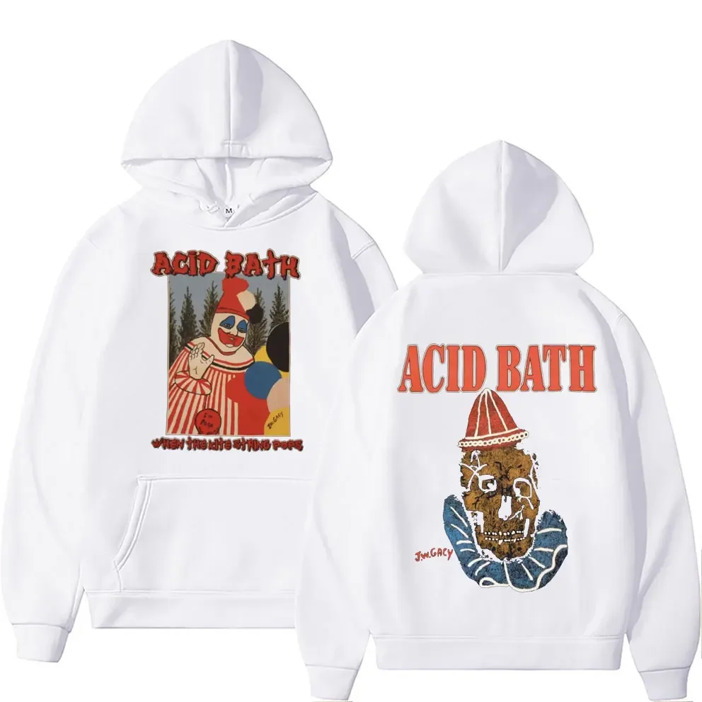 Acid Bath When The Kite String Pops Album Graphic Print Hoodie Men Women Fleece Cotton Sweatshirt Male Gothic Oversized Hoodies