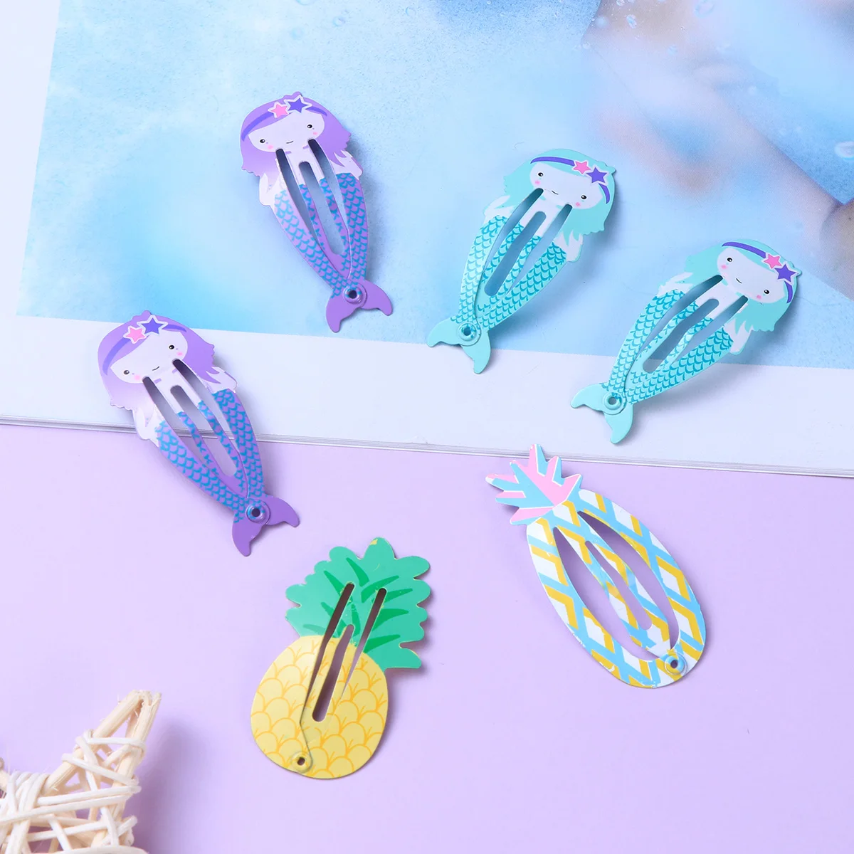 

55pcs Animal Hair Clips Snap Hairpins For Girls Women Cartoon Barrettes Durable Stylish Hair Accessories Strong Hold Perfect