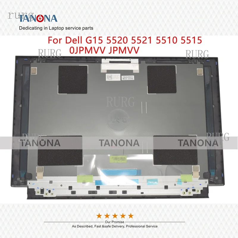 R+ Brand New 0JPMVV, compatible with FOR Dell G15 5520 5521 5510 5515, LCD back cover, A shell