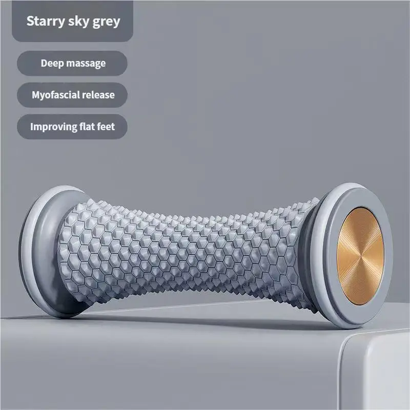 Four Seasons Foot Fascia Roller, Foot Massager, Yoga Muscle Relaxation, Arch Trainer, Home Foot Massage Wheel, Durable Structure