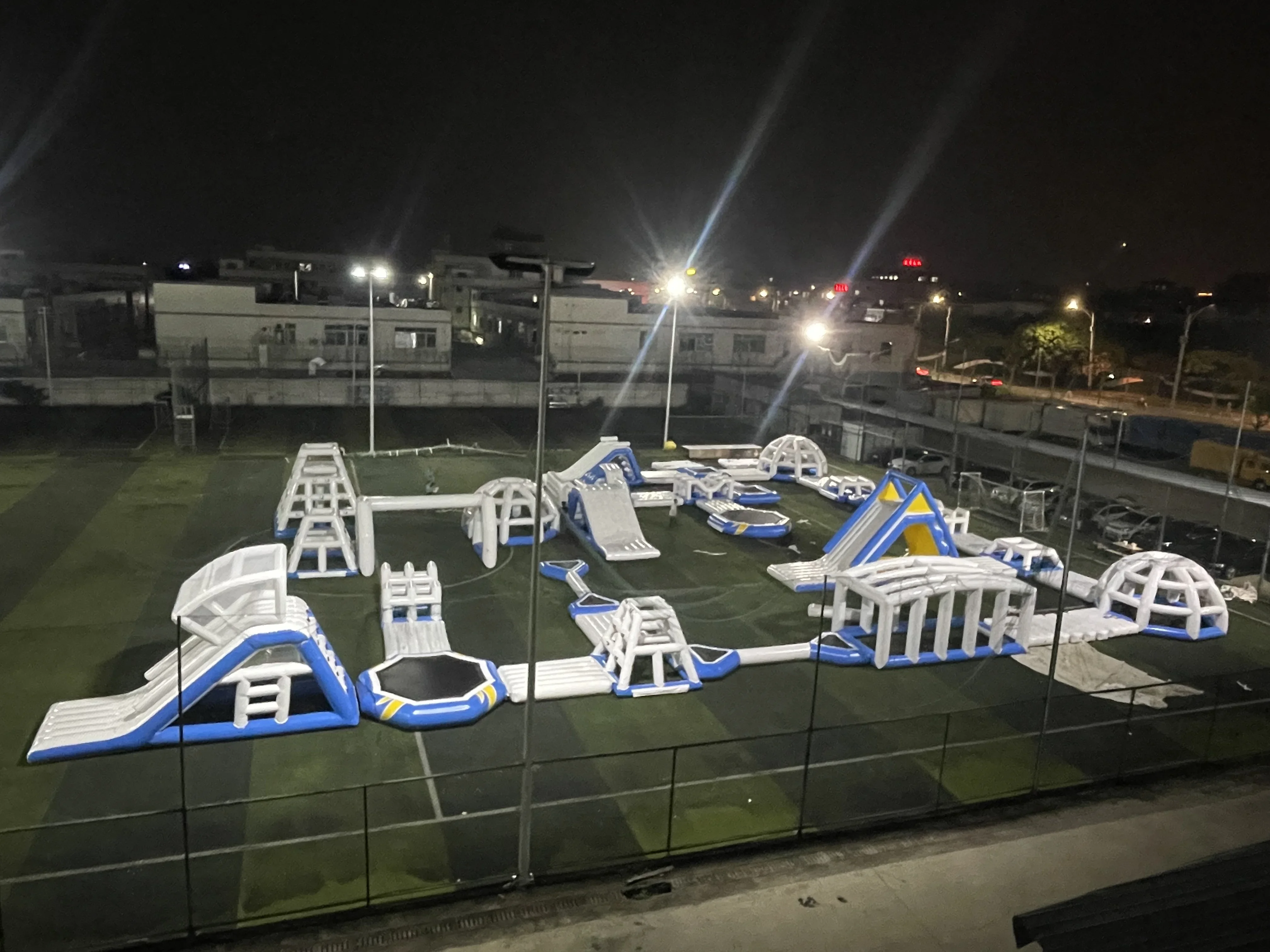 Inflatable Water Park Sport Play Equipment Floating Aqua Park for Beach or Lake