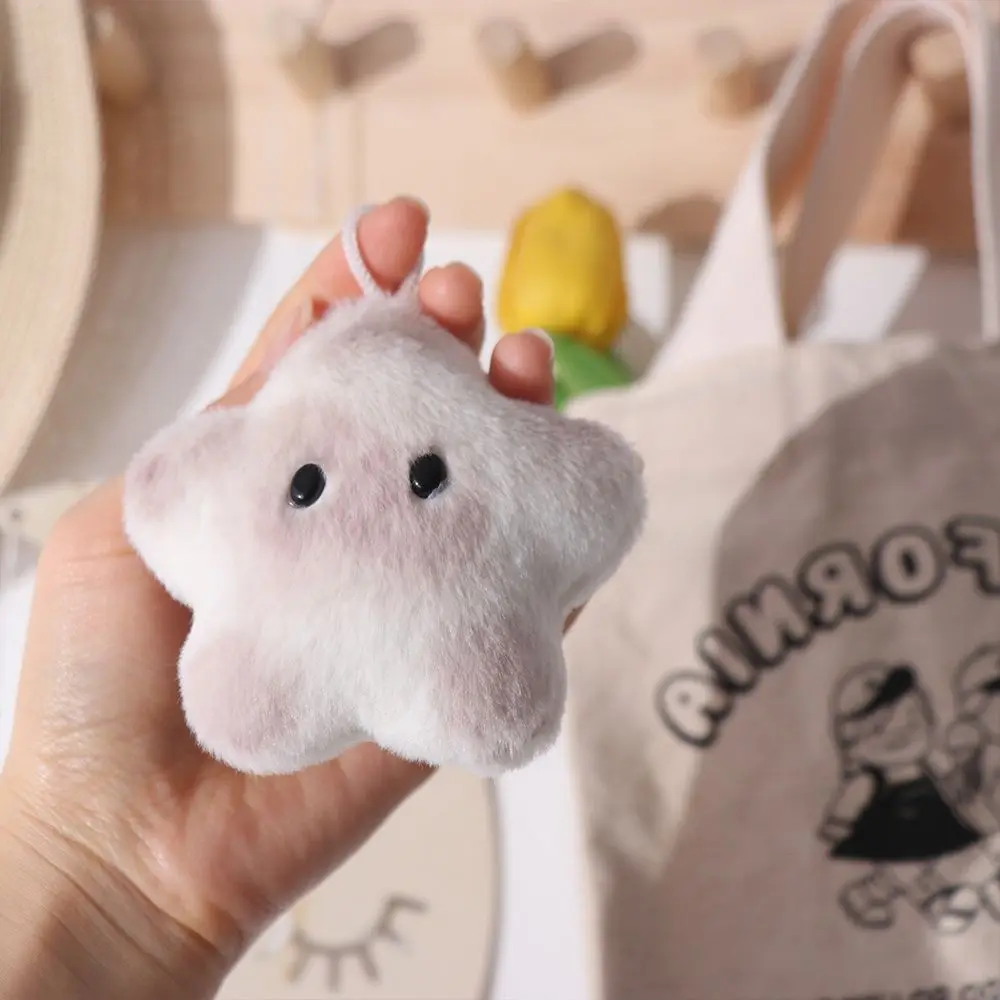 Cartoon Cute Funny Squeeze Capybara Plush Keychain Squeak Doll Chirping Keyring Hanging Pendant Keyring Soft Plush Stuffed Toys