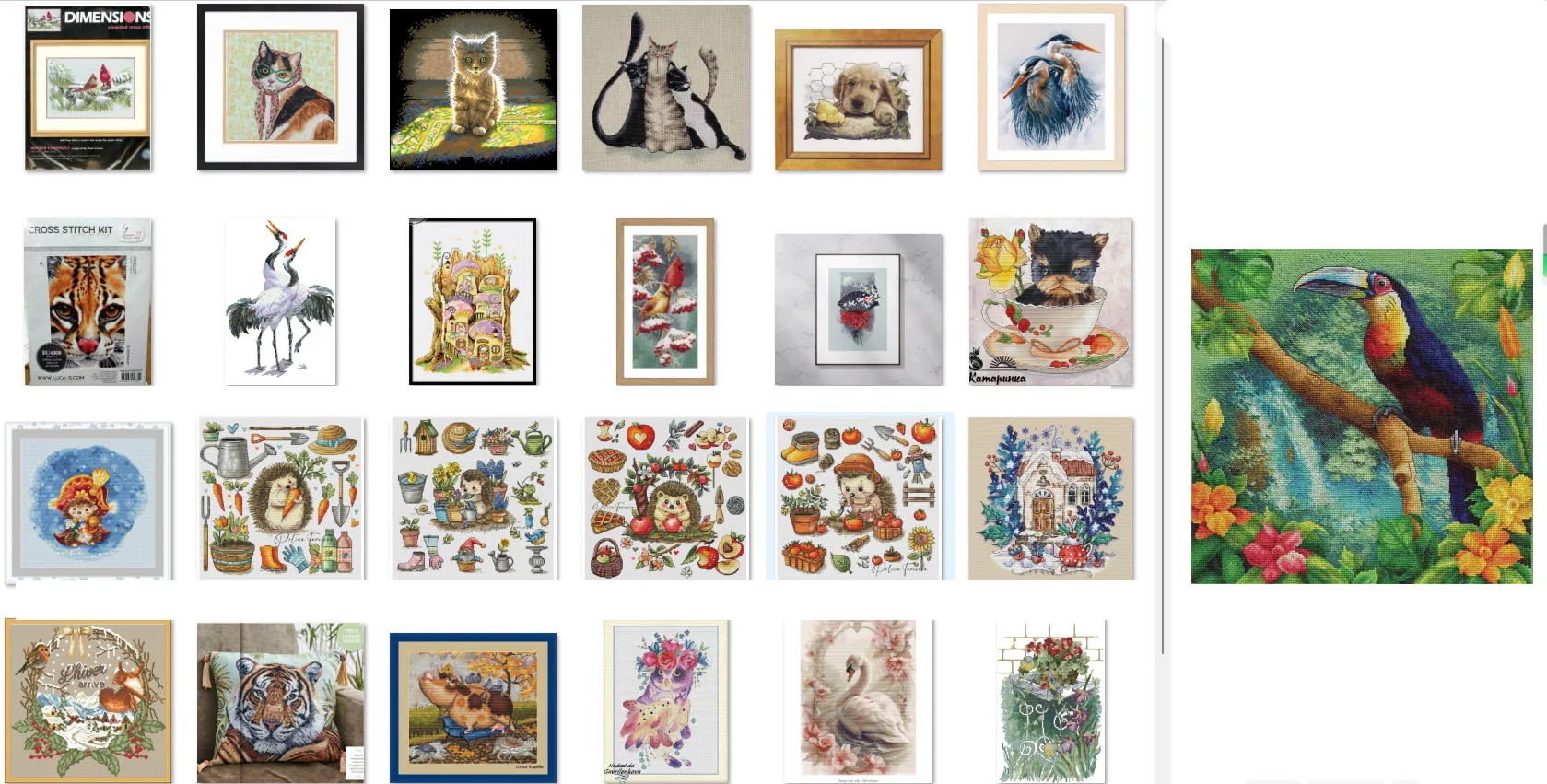 

Cross Stitch Kit DIY Set Decoration Cross Stitch Set New Crafts Handmade Embroidery Animals on the river have arrived