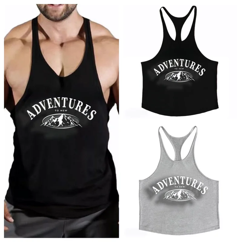 

Muscle Fitness Loose Type I Fitness Vest Training, Big V-Neck Suspender Breathable Cotton Sleeveless Adventure None Start Now