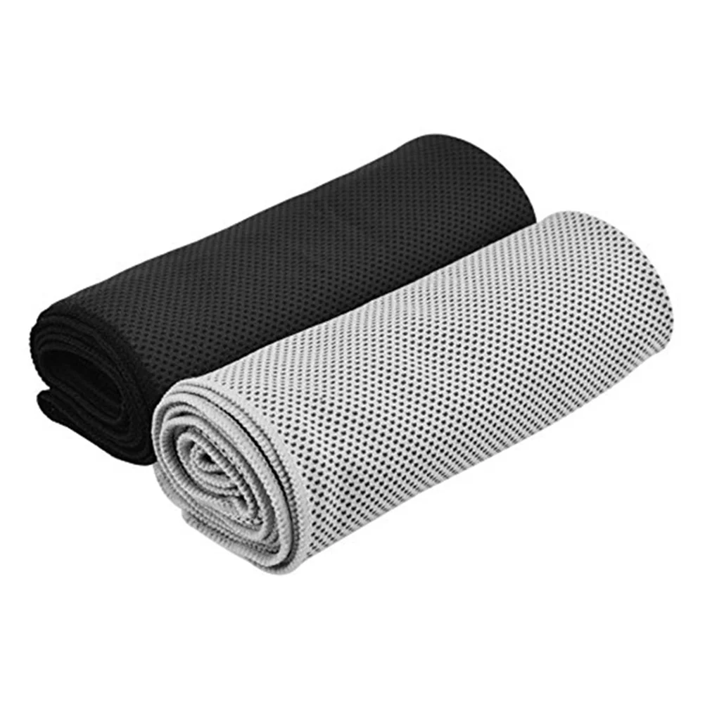 Microfiber Travel Washcloths para esportes ao ar livre, pescoço, ioga, suor, secagem rápida, frio