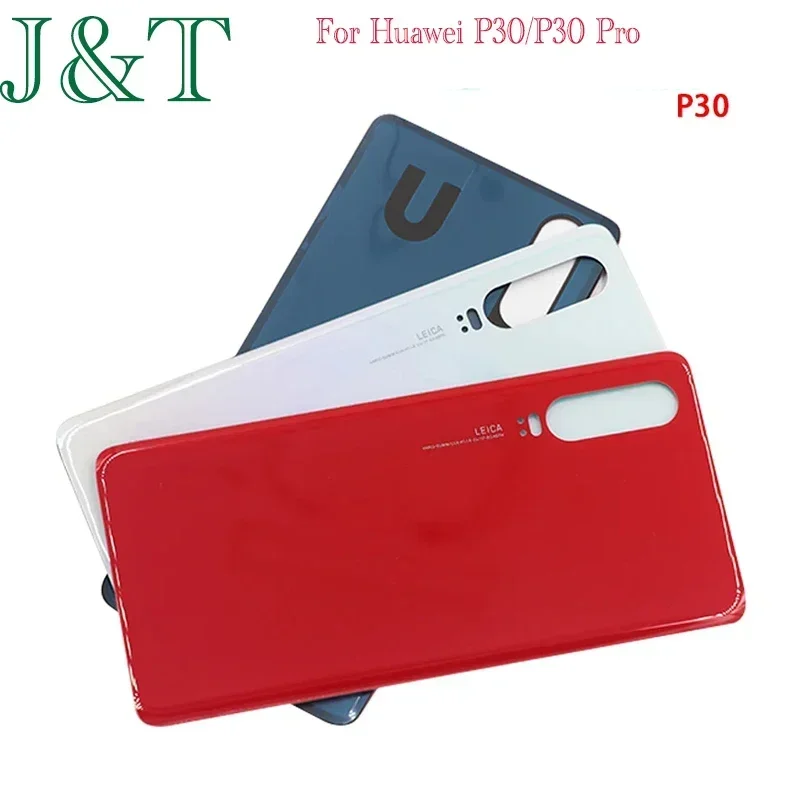 New P30 Rear Housing Case For Huawei P30 Battery Back Cover Rear Door P30 Pro Glass Panel Adhesive Sticker Replace