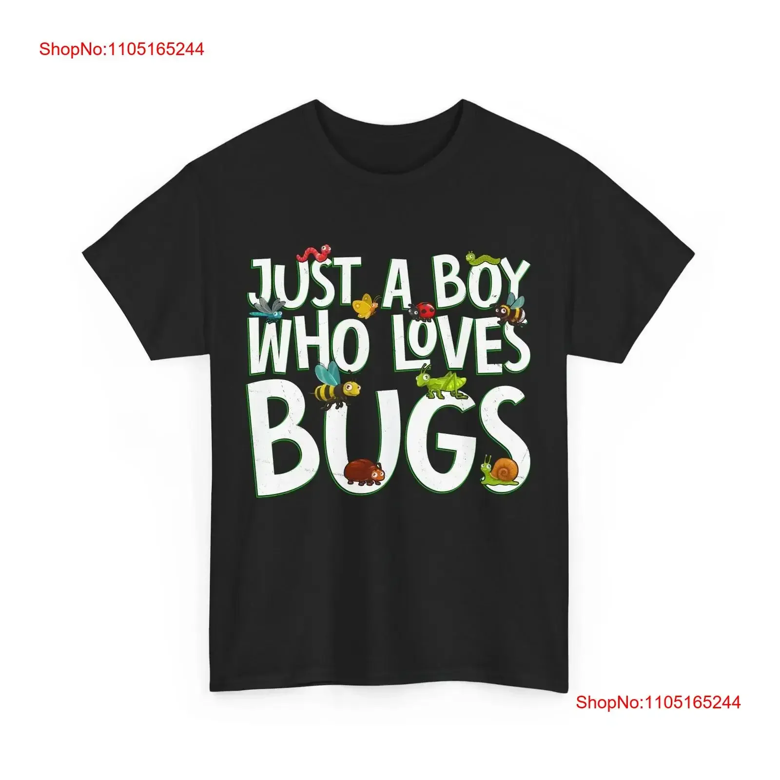 Bug Catcher T Shirt Just A Boy Who Loves Bugs Insects Lovers Men Boys vintage Washed Soft Breathable Slightly Versatile