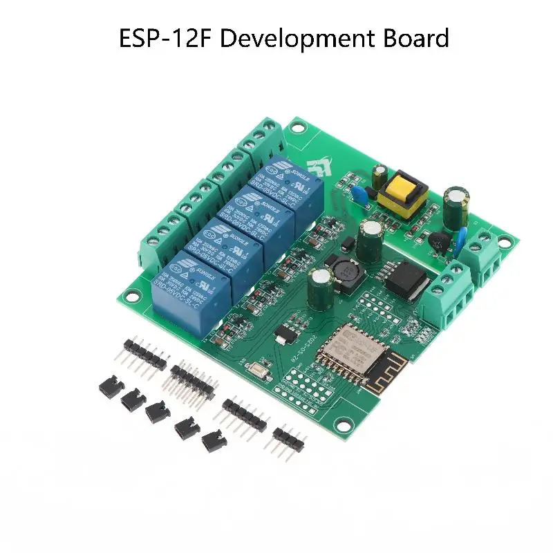 1pc esp8266 módulo de relé wi fi sem fio de 4 canais AC-DC módulo de fonte de alimentação de comutação ESP-12F placa de desenvolvimento wi-fi para arduino