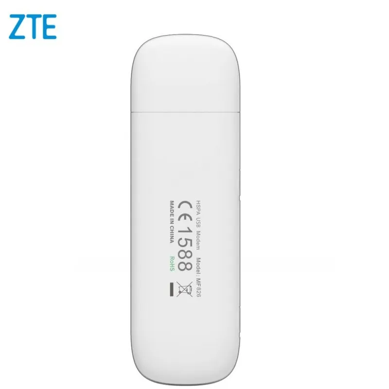 ZTE MF823 Unlocked 4G/LTE 100 Mbps Mobile Broadband USB Dongle- White