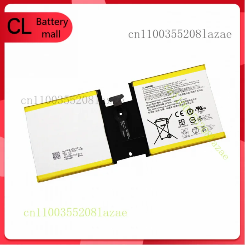 

Original G16QA043H Tablet battery For Microsoft Surface GO 1824 7.66V 26.12WH