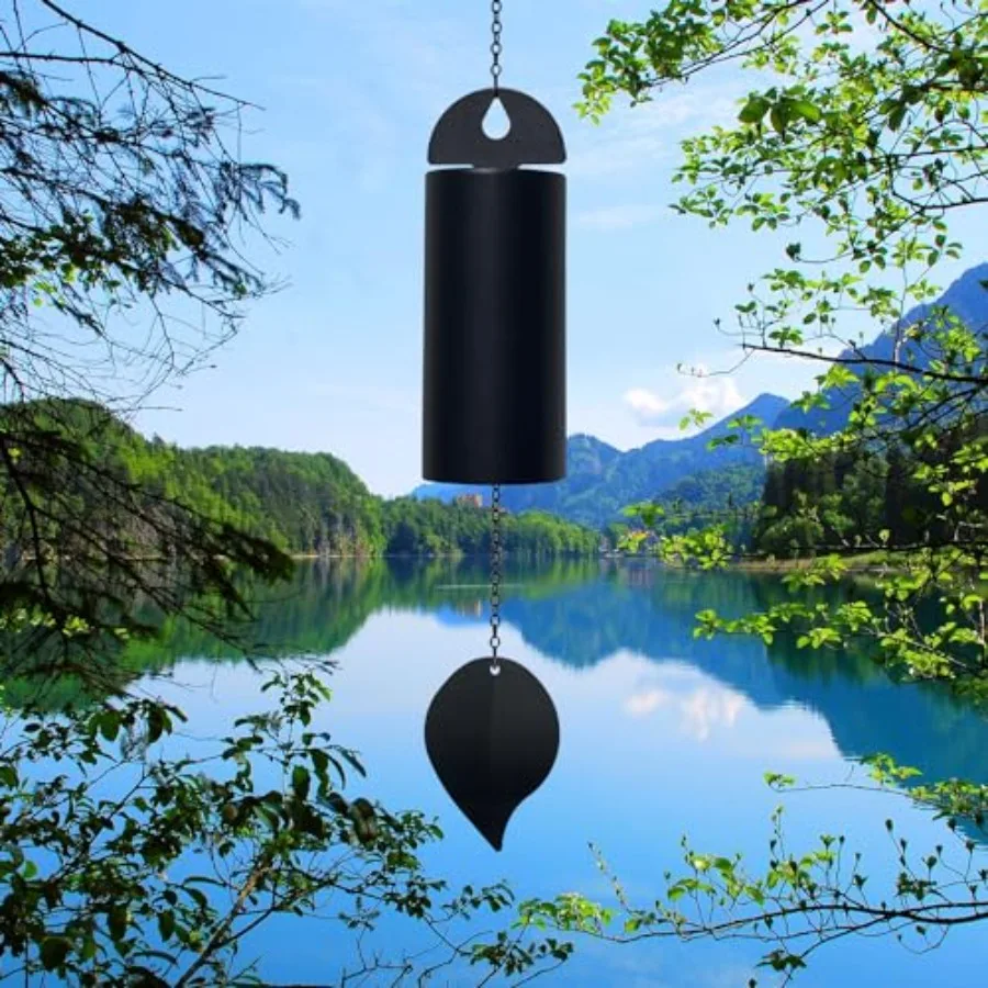 

Deep Resonance Serenity Bell Large Wind Chimes for Outside Deep Tone 30 Inch Memorial Wind Chimes for Loss of Loved One Sympath