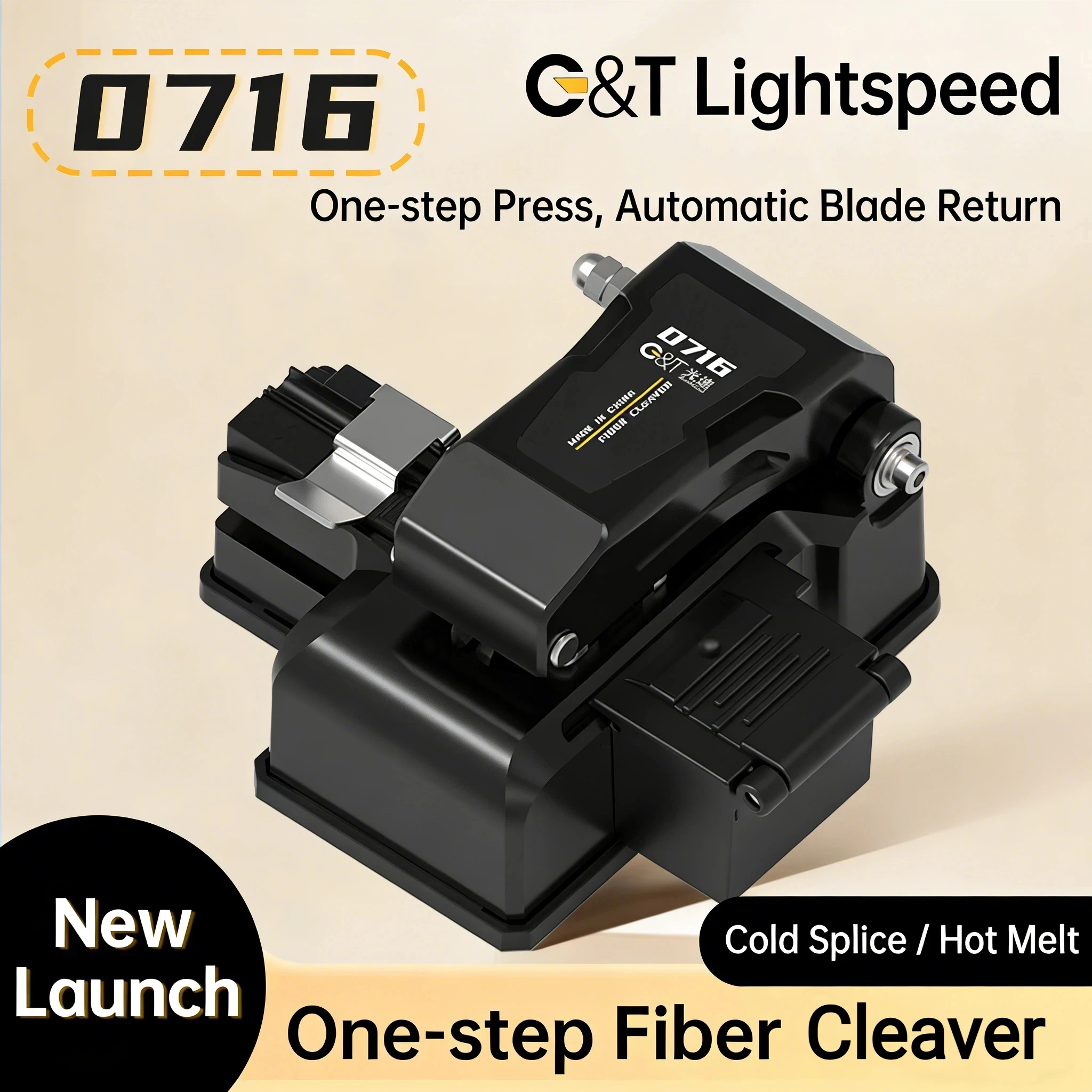 

Оптический прецизионный резак G&T 0716 One-Step | Высокоточный зажим 3-в-1 с двойной пружиной для холодной и термосварки, прочный и стабильный