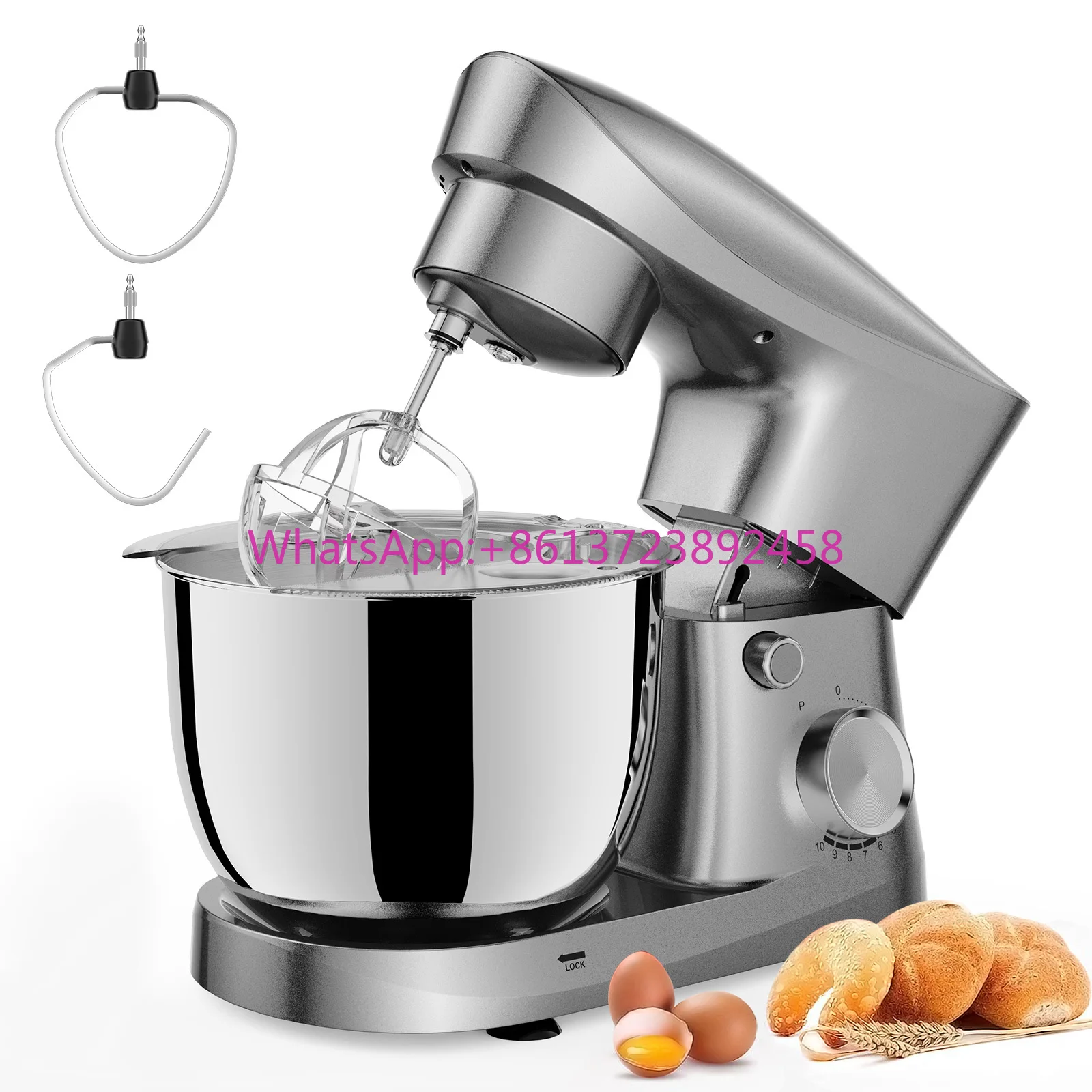 

Kitchen Spiral Dough Mixer Home 4L 4.5L 5.2L 6L Cake Mixer Mezcladoras De Alimentos Mezclador De Pastel Stand Mixer