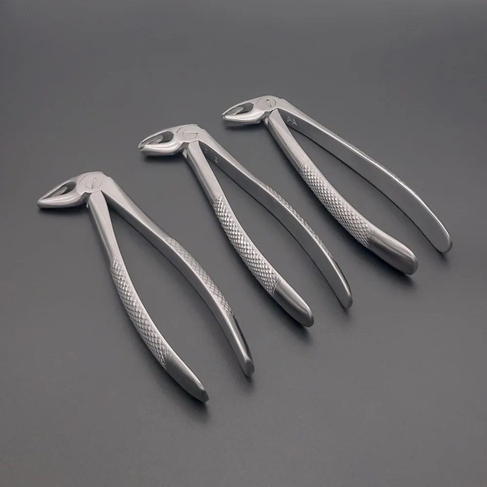 Top Quality Dental Tooth Extraction Forceps Root Fragment Teeth Pliers Dentistry Surgical Instrument Tools Aldult Molar forceps