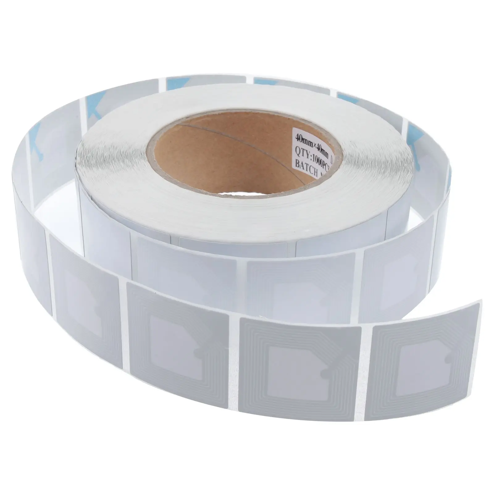 

100 Pcs -theft Stickers Goods Square Labels Supermarket Security Tag Coated Paper Lightweight Reliable Portable Practical