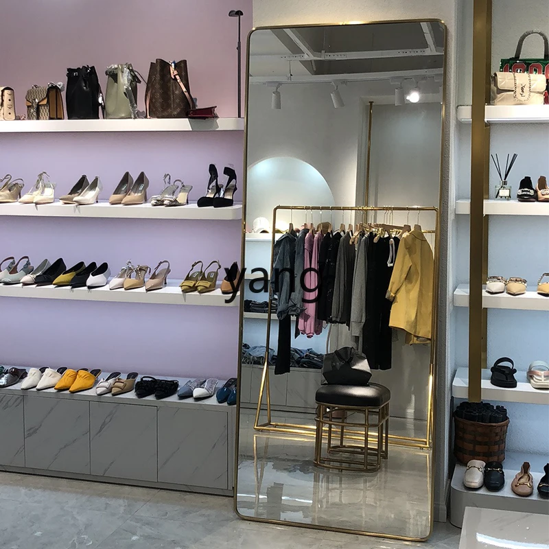 

LH full body beauty floor mirror three-dimensional height and whitening fitting mirror wall-mounted women's clothing store