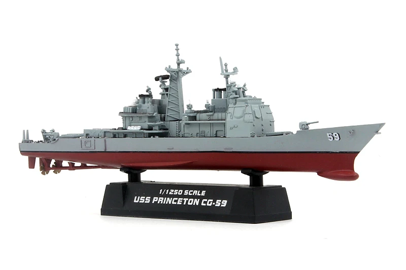 Rare 1/1250 E37403 USS Princeton Cruiser Model CG-59  Finished product collection model