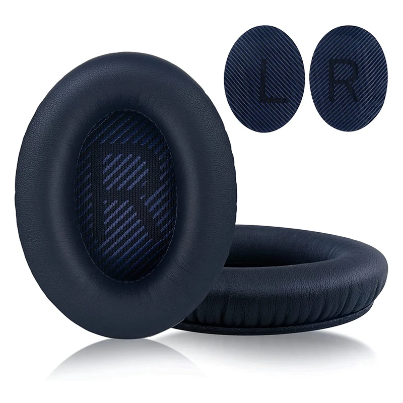 Replacement Earpads for Quiet Comfort 35 (QC35) and 35 II (QC35 II) Headphones(Black)