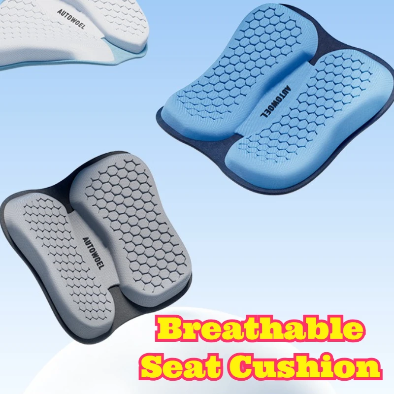 

Thick Honeycomb Gel Seat Cushion Cooling Breathable Universal Fit Car Office Long Sitting Nonslip Base Summer Cooling Breathable