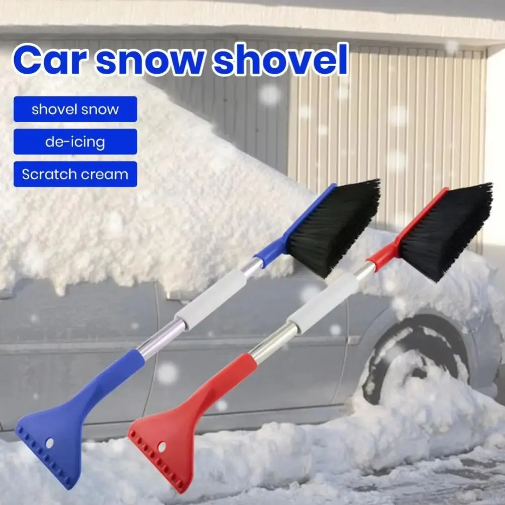 Portable Detachable Car Snow Shovel 2 in 1 Labor-saving Car Ice Scrape Multifunctional High Efficiency Car Snow Brush