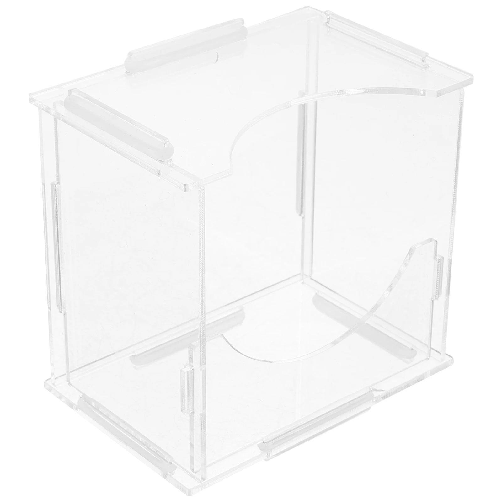 

Acrylic Food for Hamster Guinea Pig Smooth Surface Easy to Wash Small Pet Acrylic Small Dish Feeding Dish Container