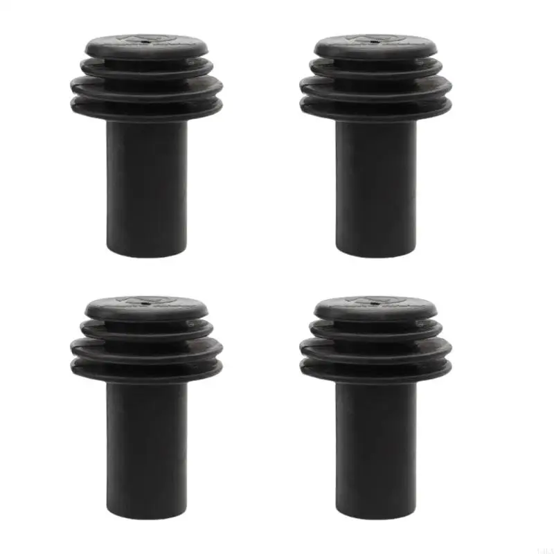 

U4LA Multipurpose Gutter Protectors Set 4 Pieces Sturdy Silicone Water Drainage Solution for Residential Downspouts