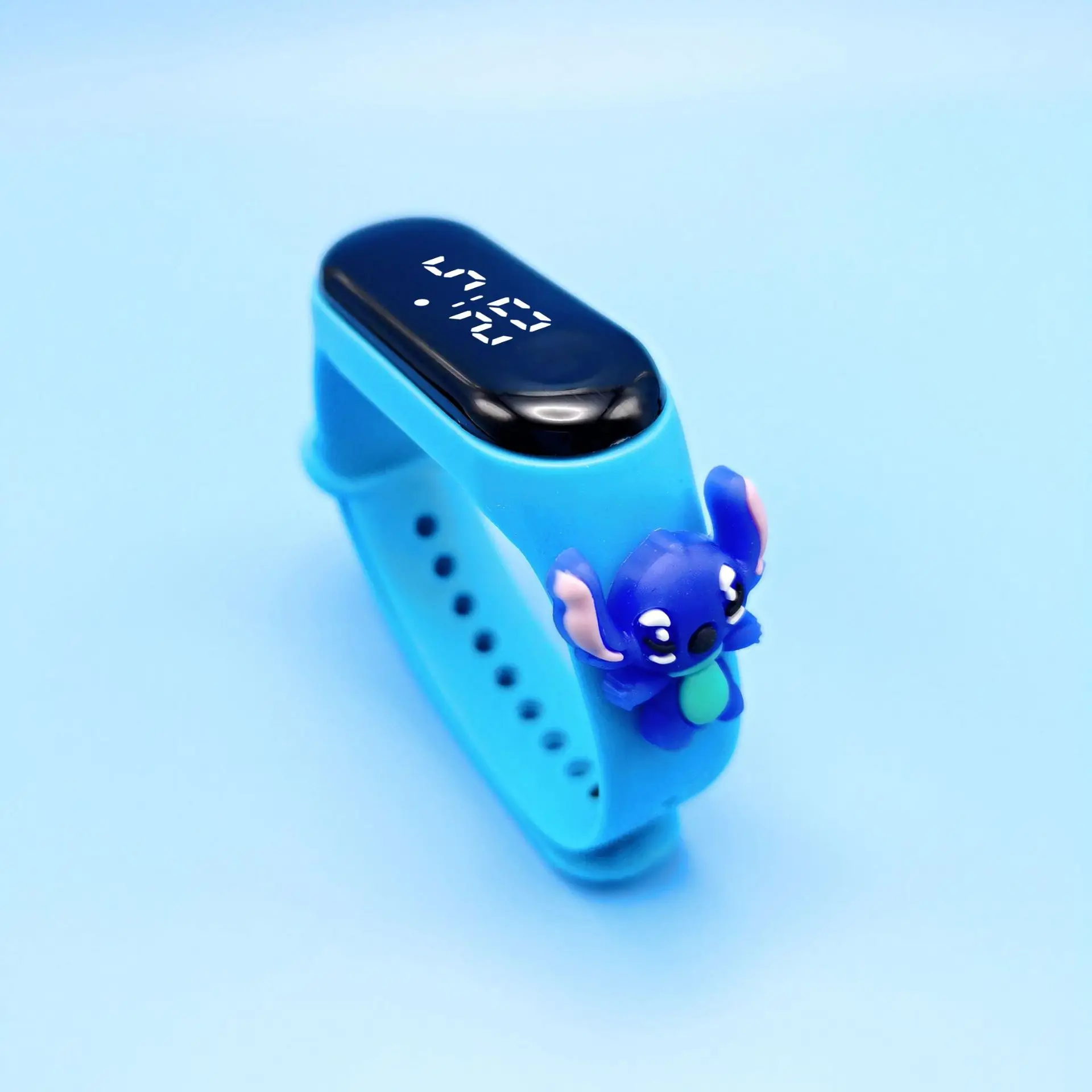 Disney-Montre intelligente de sport étanche pour enfants, bracelet en silicone extérieur, montre électronique pour enfants, montres numériques