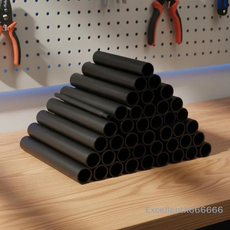 127Pcs Heat Shrink Tubing Waterproof Electrical Wire Cable Insulation Protection Wrap Tube for Household Wiring Fix