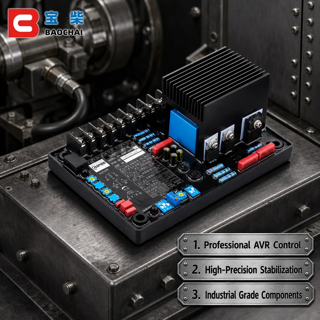 EM-2058B AVR Automatic Voltage Regulator for IFC2 Series Alternator AC Generator Voltage Stabilizer Genset Spare Parts