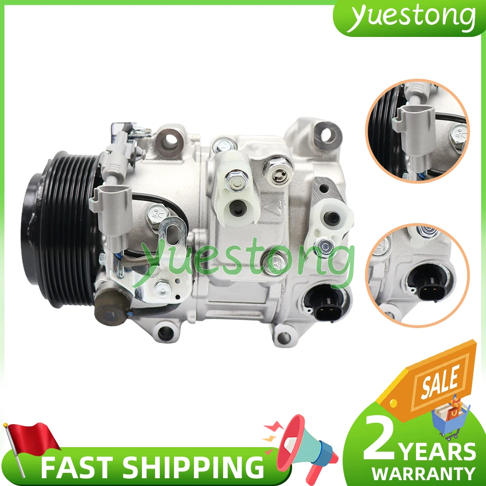 For Lexus ES350 3.5L 07-12 Toyota RAV4 Venza Sienna 3.5L 06-16 AC Compressor 447260-1158 4472601158 4472601216 4472601219